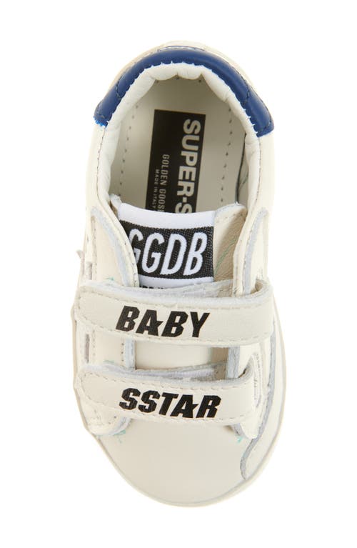 Golden Goose Old School Sneaker In White/blue