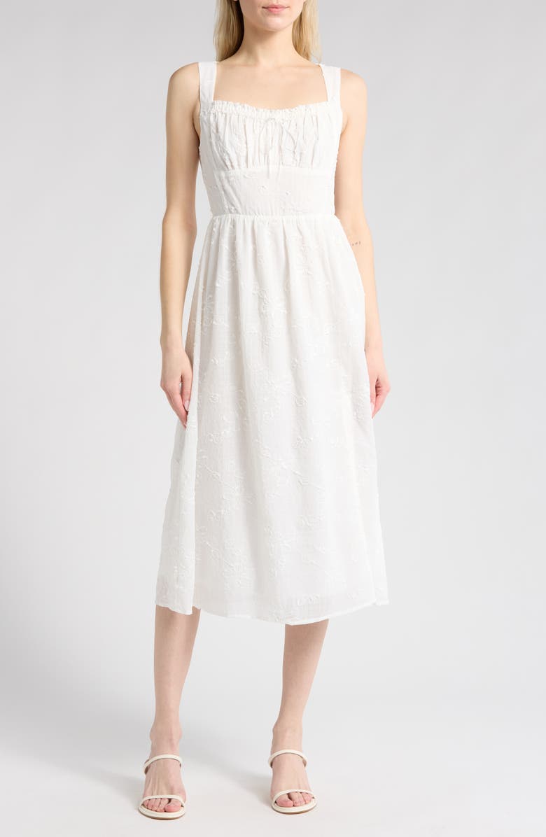 Lush Fit & Flare Midi Dress, Main, color,