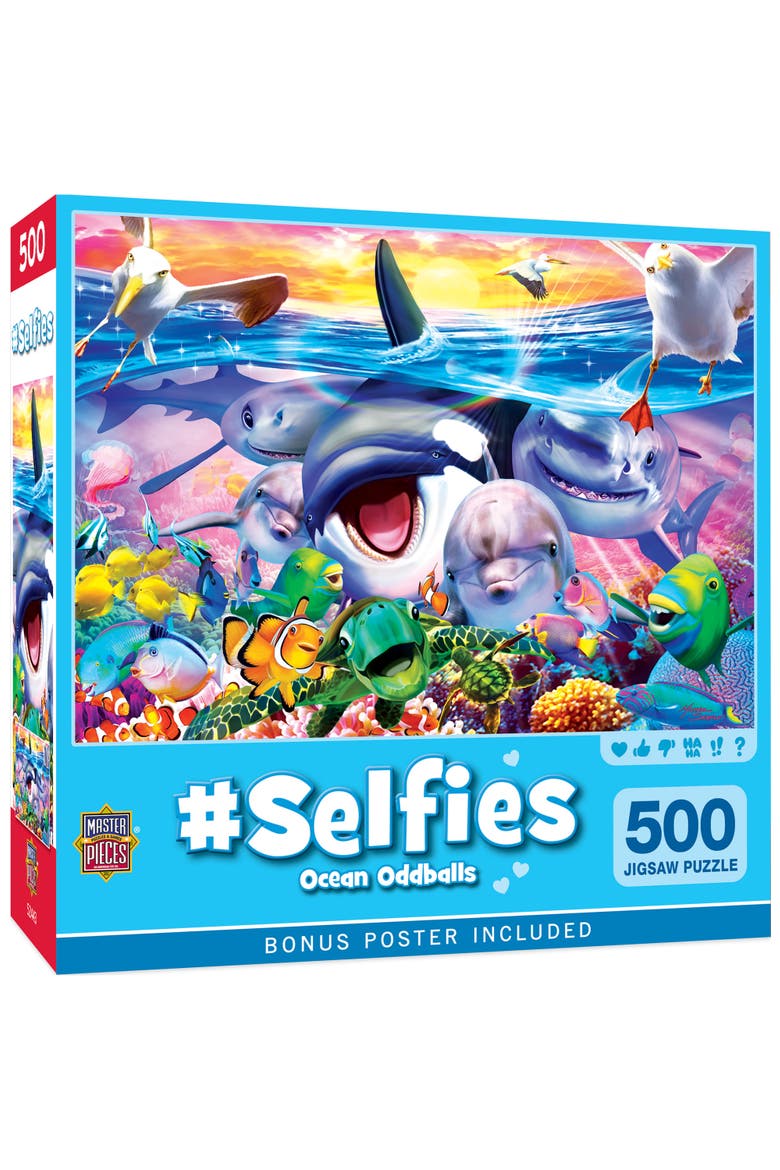 Ocean Oddballs 500 Piece Jigsaw Puzzle, Main, color, Multicolor