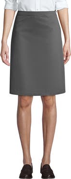 Lands' End School Uniform Young  Blend Chino Skort Top of Knee