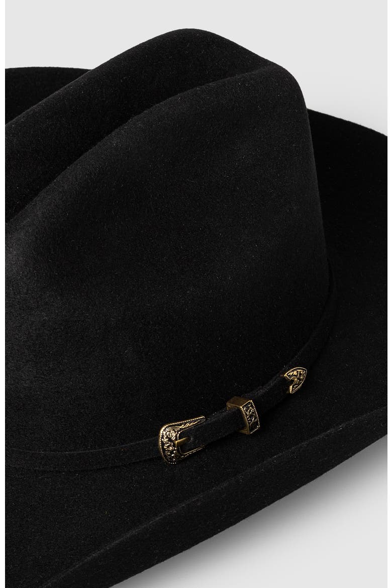 Bronco Premier Cowboy Hat, Alternate, color, Black
