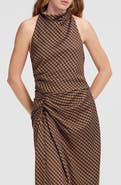 A.L.C. Penelope Gingham Halter Top