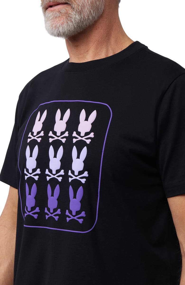 Psycho Bunny Barker Graphic T-Shirt, Alternate, color, 