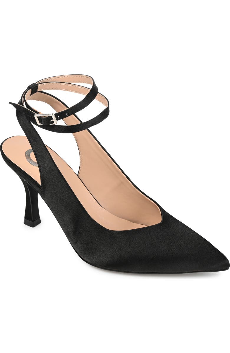 Journee Collection Marcella Ankle Strap Pump - Wide Width, Main, color,