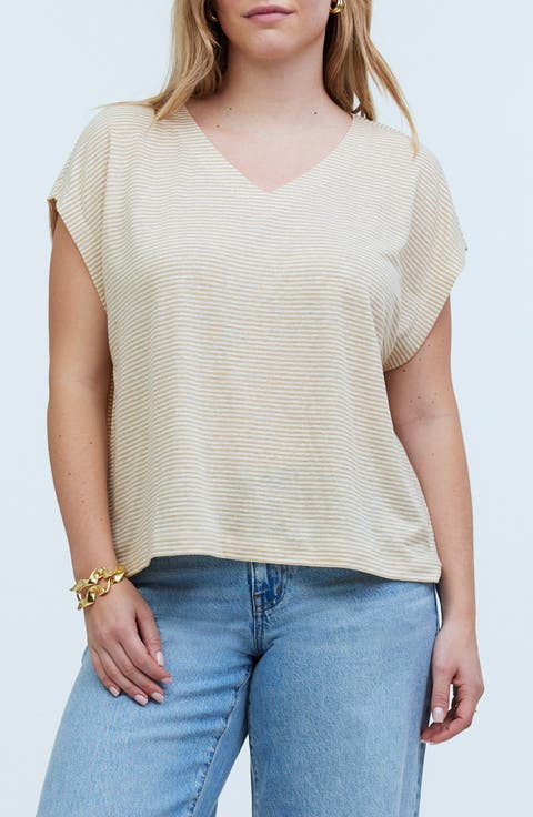 Relaxed V-Neck T-Shirt