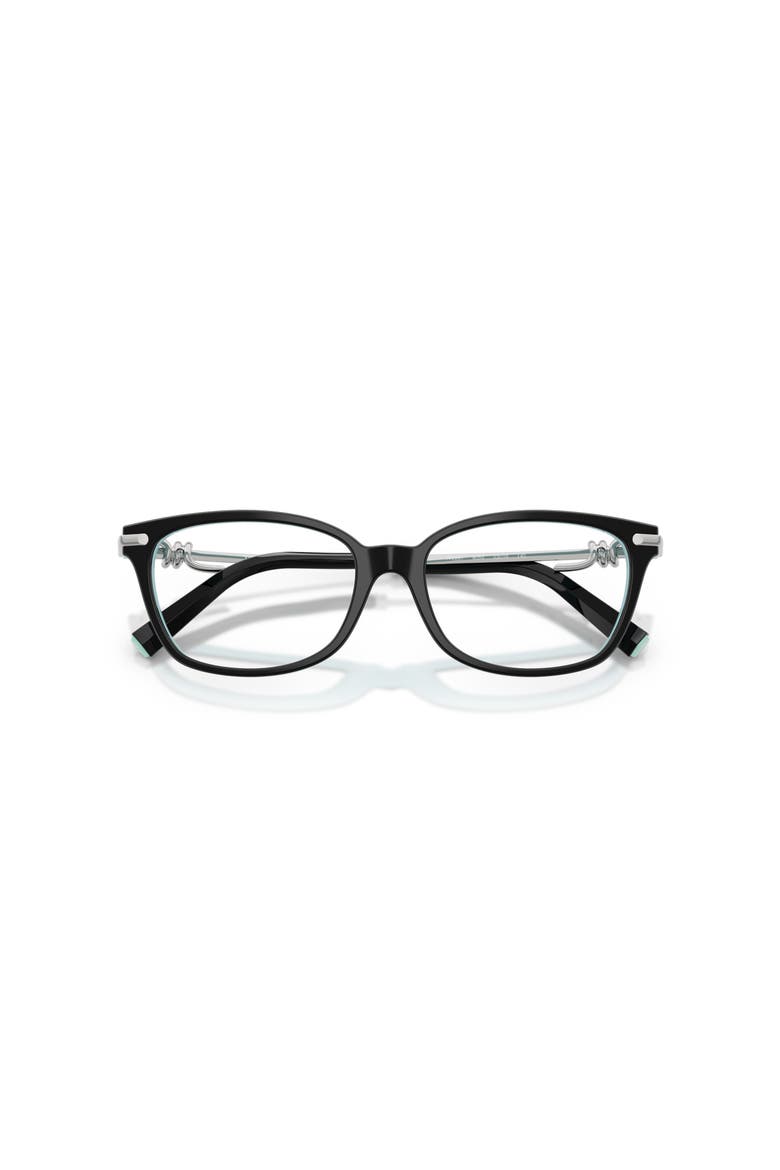53mm Rectangle optical glasses, Alternate, color, Black