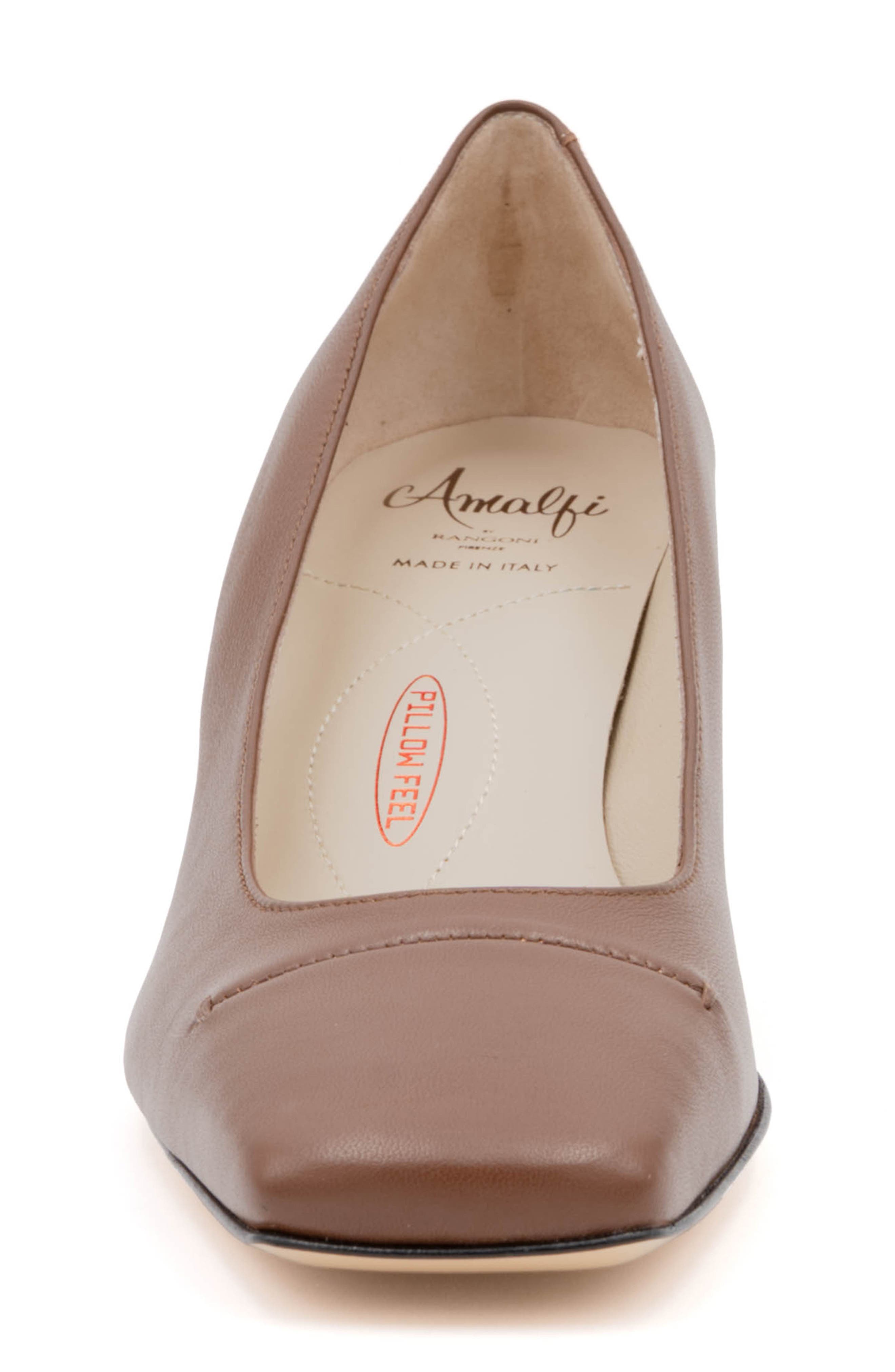 Amalfi by Rangoni Serapide Cap Toe Pump, Alternate, color, Acacia Parmasoft