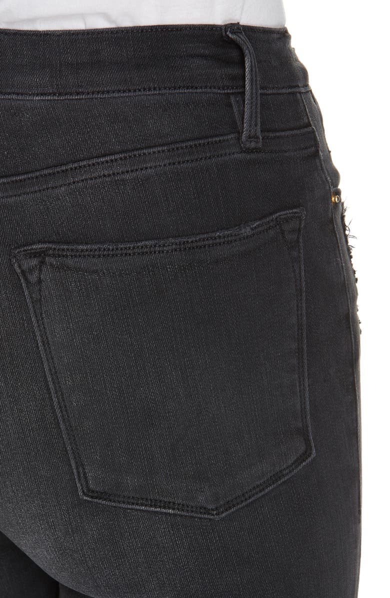 FRAME Le High Straight Release Hem Jeans, Alternate, color,