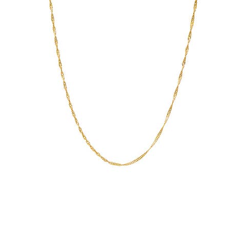 Baby Twisted Rope Chain Necklace
