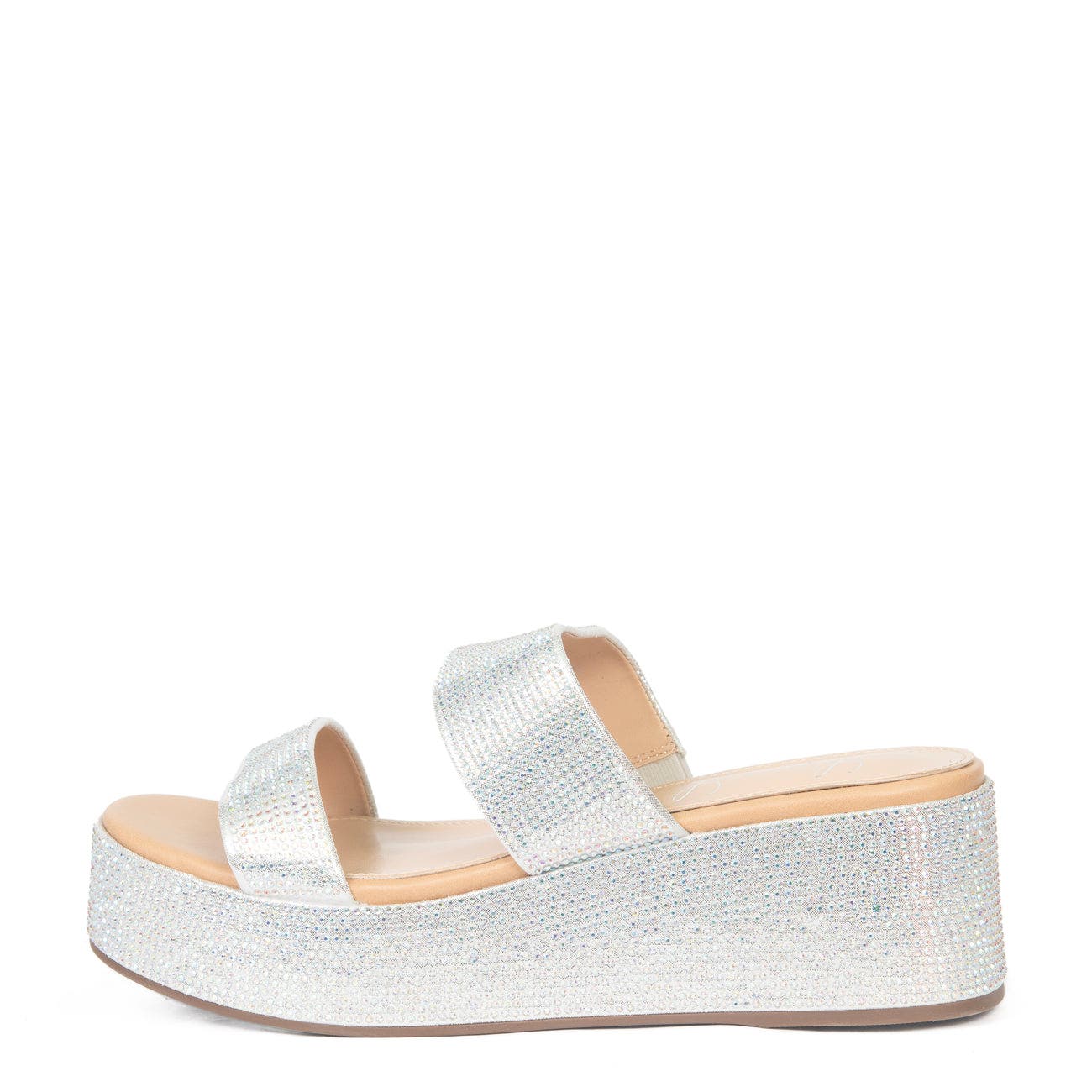 Lauren Lorraine Jazz Sandals, Alternate, color, Silver