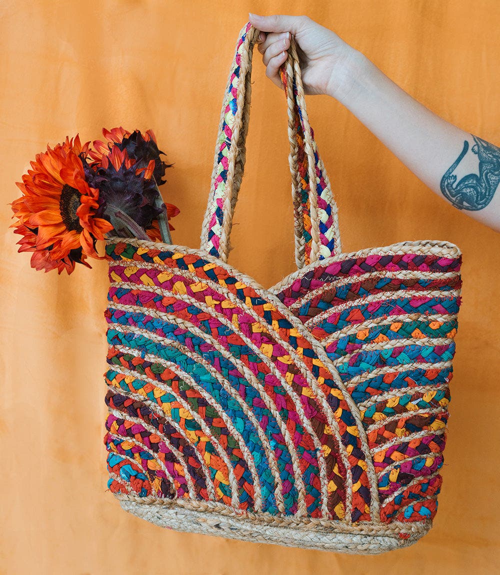 Matr Boomie Chindi Multicolor Carryall Bag - Hand Woven, Alternate, color, Multicolor