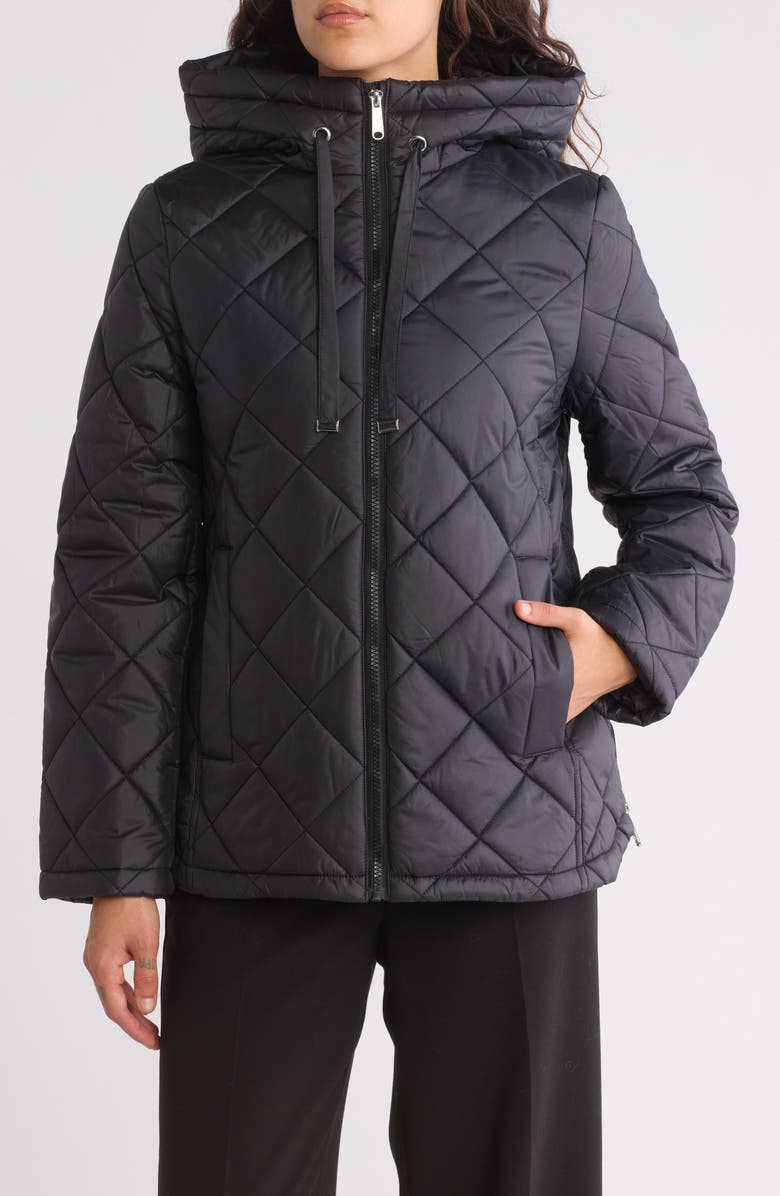 Sam Edelman Hooded Quilted Jacket, Main, color,