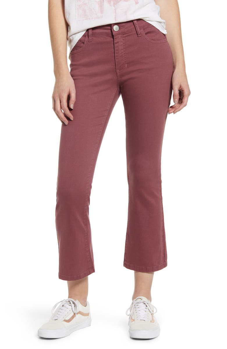 Prosperity Denim Crop Flare Jeggings, Main, color, 