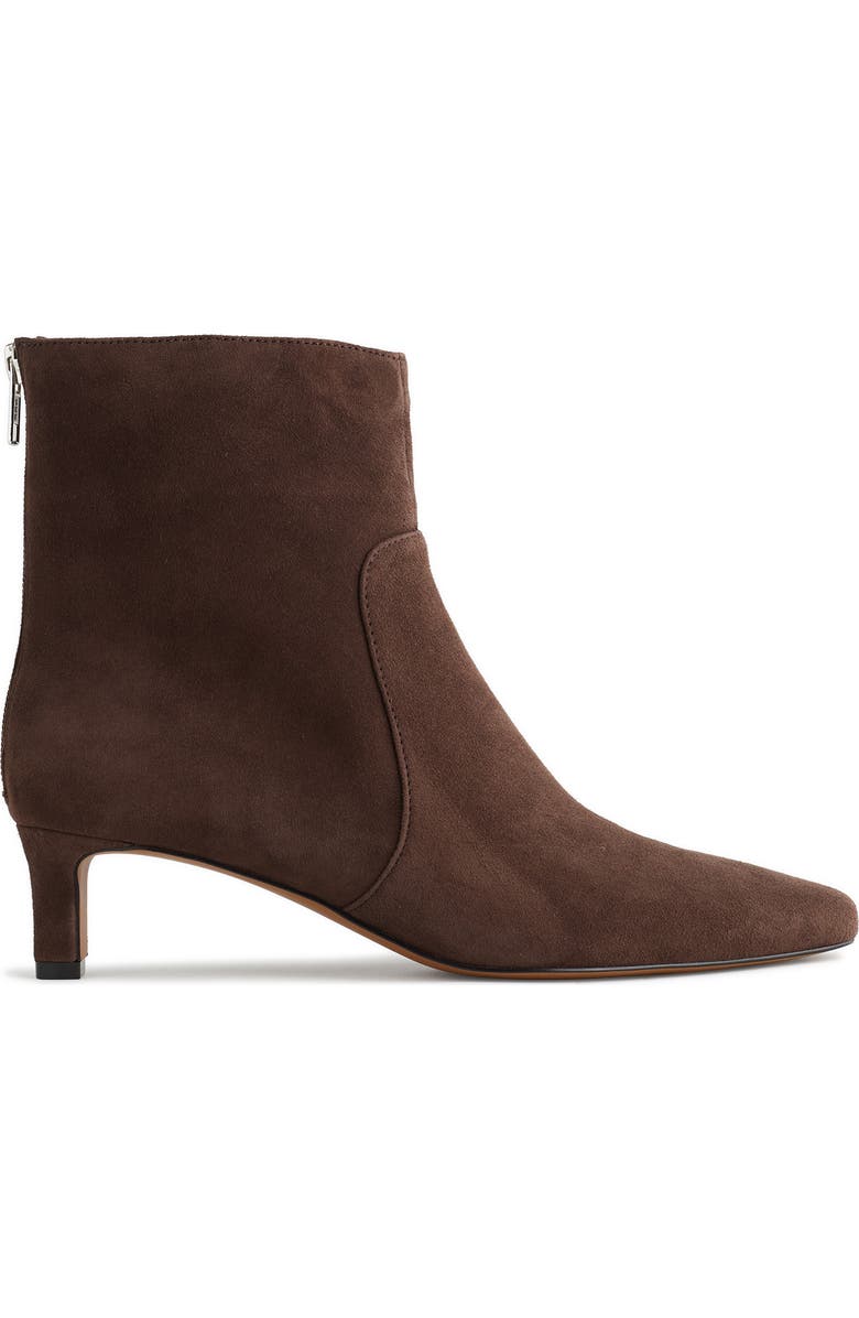 Madewell Dimes Kitten Heel Bootie, Main, color, Turkish Coffee