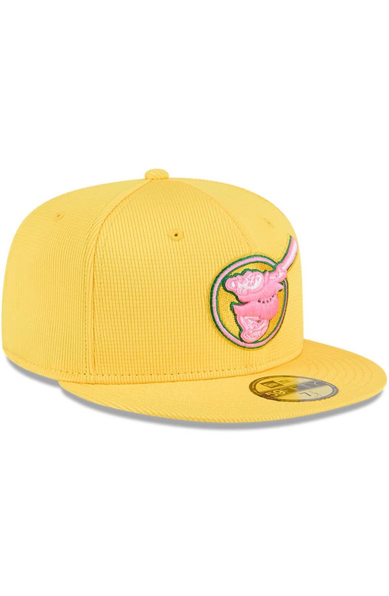 New Era Men's New Era Yellow San Diego Padres City Connect Batting Practice 59FIFTY Fitted Hat, Alternate, color, Yellow