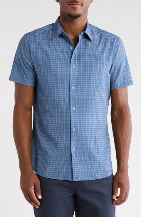 Seabrook Plaid Short Sleeve Button-Up Shirt