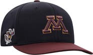 TOP OF THE WORLD Men's Top of the World  Black Minnesota Golden Gophers Reflex Fitted Hat