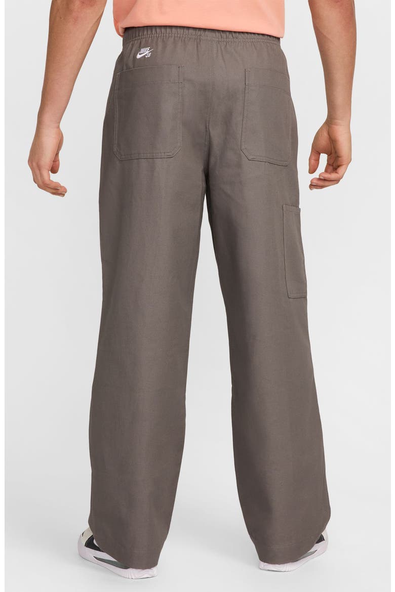 Double-Knee Twill Skate Pants, Alternate, color, CAVE STONE