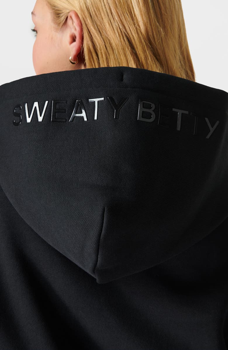 Sweaty Betty Elevated Studio Hoodie, Alternate, color, Black