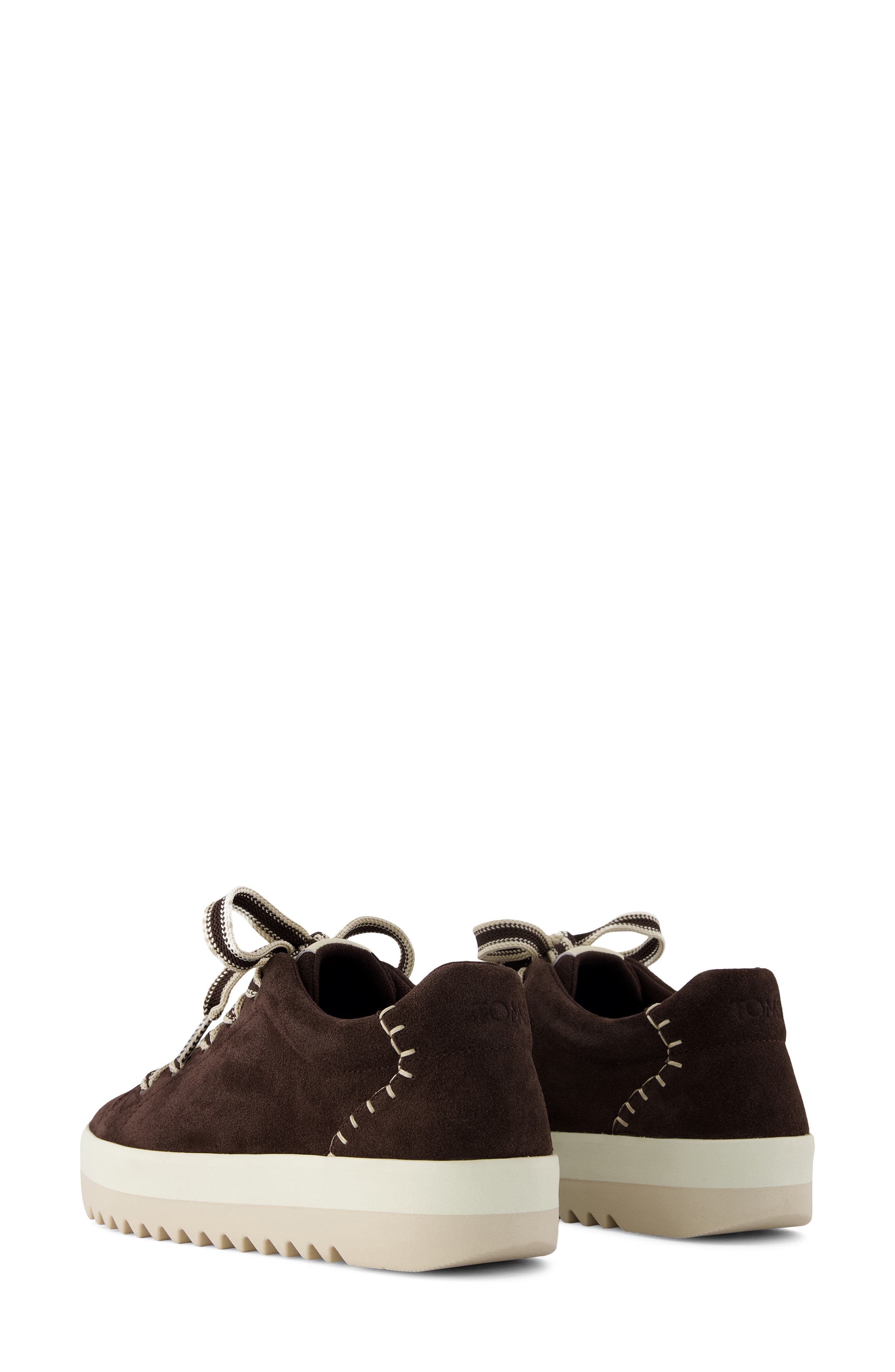 Rea Platform Sneaker, Alternate, color, DARK BROWN