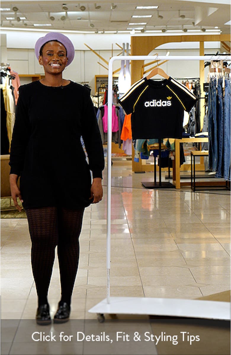 Kids' 3-Stripes Crop T-Shirt, sales video thumbnail