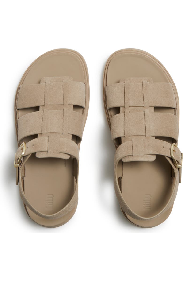 FitFlop Gen FF Suede Fisherman Sandals, Alternate, color, Cappuccino