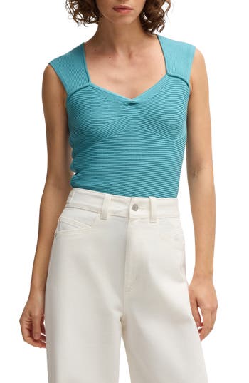 HUGO BOSS BOSS ORANGE FOBERTINO RIB TOP