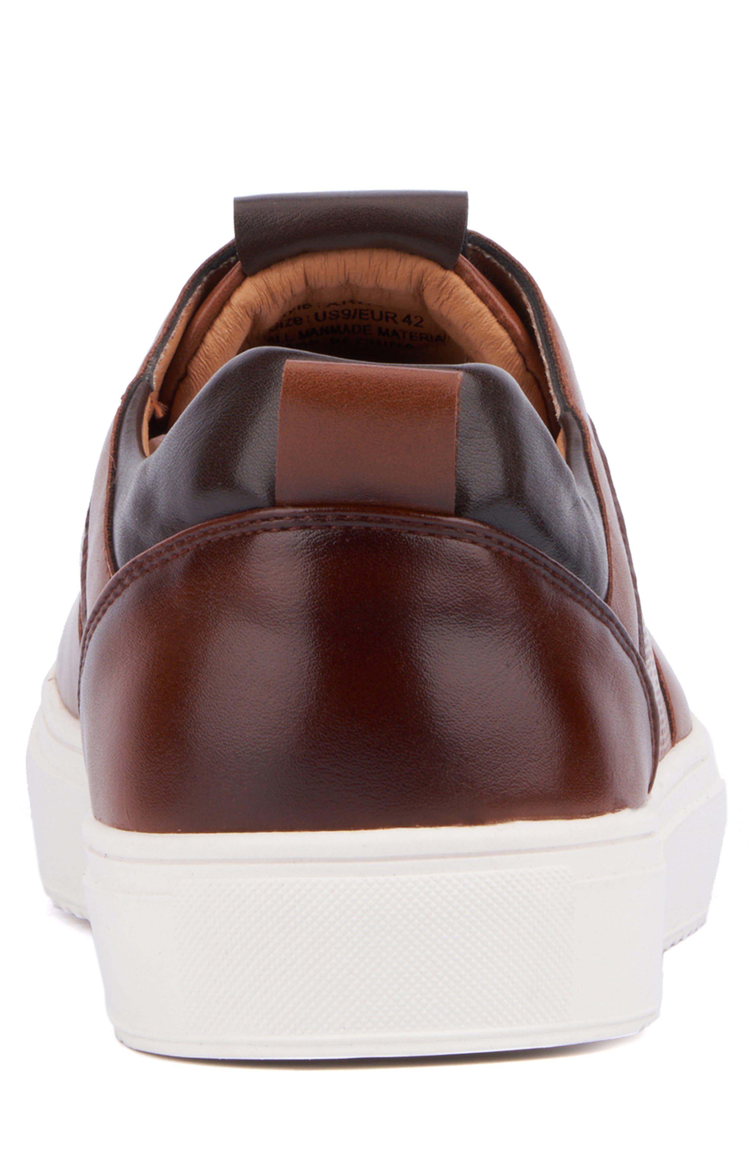 XRAY Andra Faux Leather Sneaker, Alternate, color, Cognac