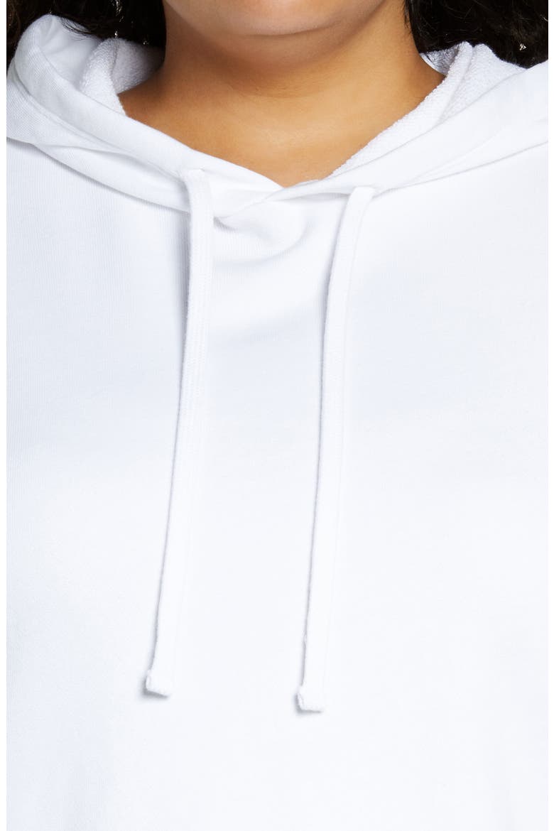 Crop Hoodie, Alternate, color, WHITE