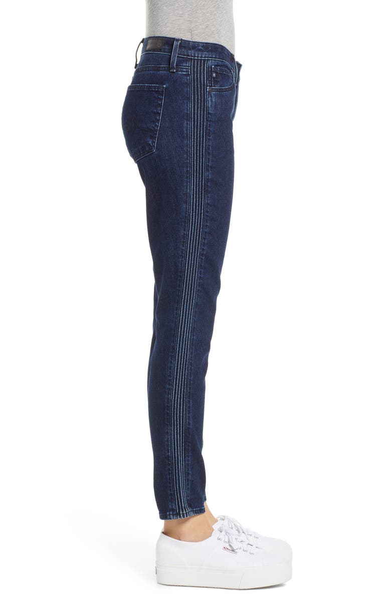 AG The Prima Pintuck Ankle Cigarette Jeans, Alternate, color, 