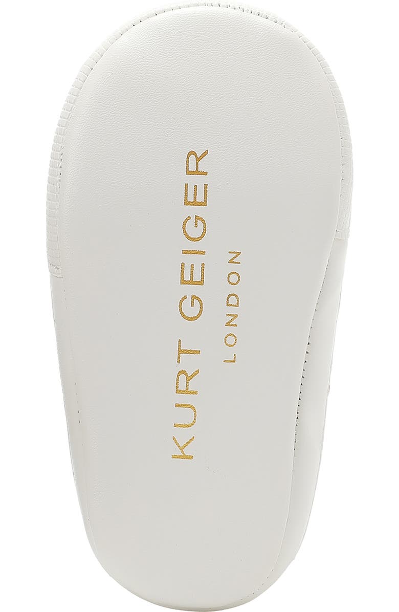 Kurt Geiger London Kids' Baby Luckson Heart Crib Shoe, Alternate, color, Pink Multi