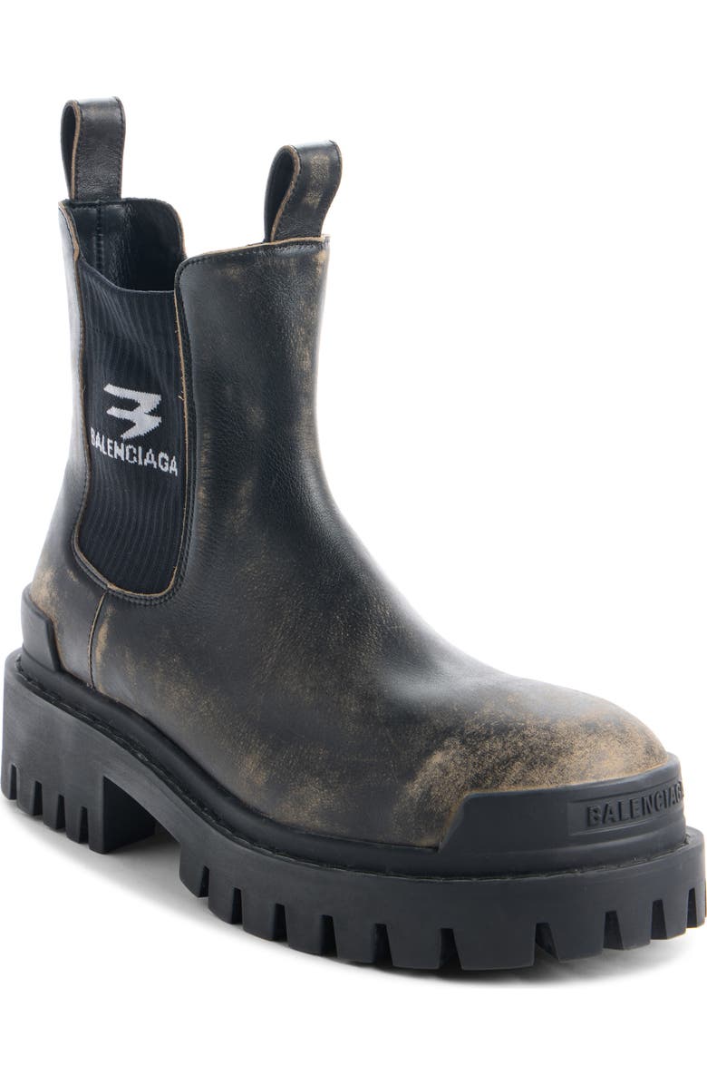 Balenciaga Strike Chelsea Boot, Main, color,