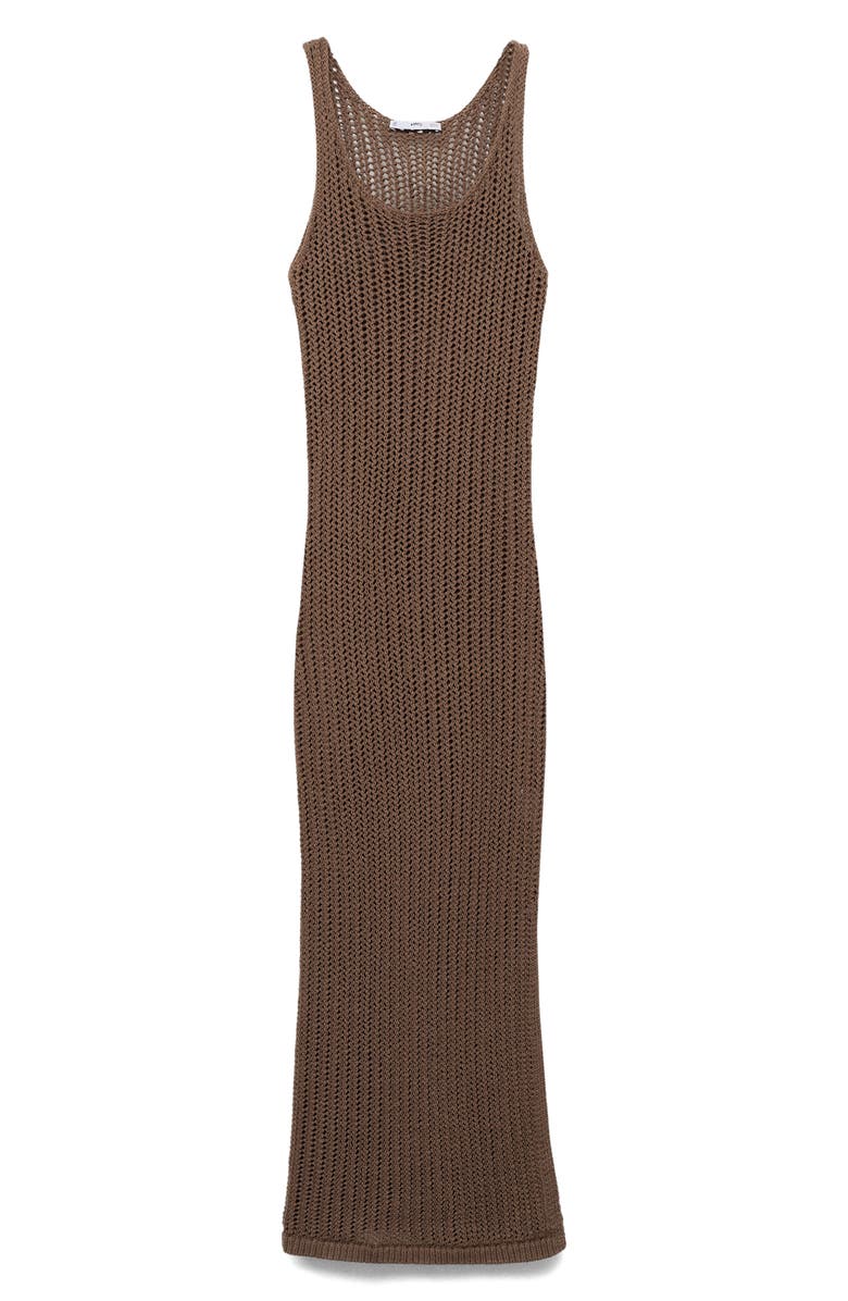 MANGO Open Stitch Maxi Dress, Alternate, color,