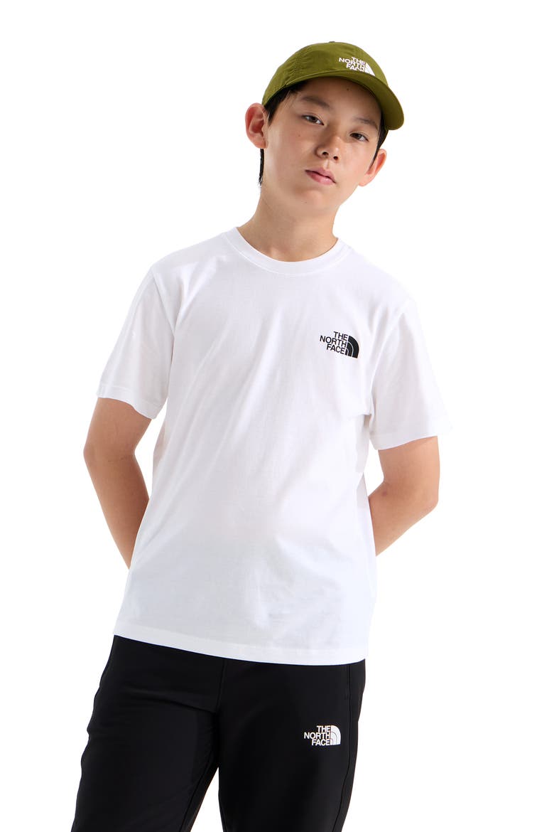Kids' Evolution Box Graphic T-Shirt, Alternate, color, TNF WHITE