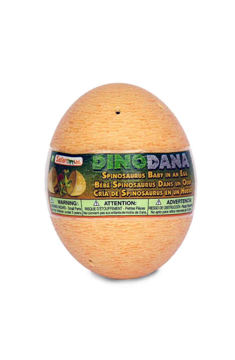 Safari Ltd. Dino Dana Spinosaurus Baby with Egg Kids Toy Figure, Alternate, color, NO COLOR