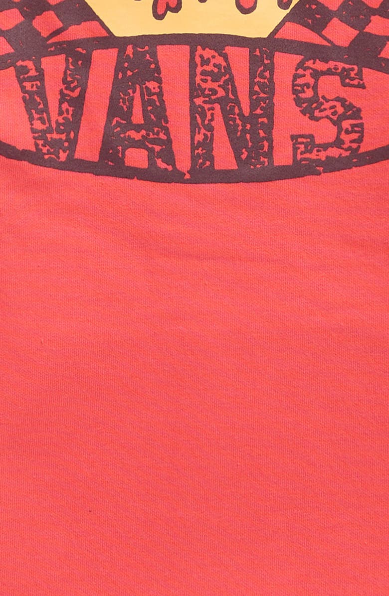 Vans Kids' Racing Flames Graphic Hoodie, Alternate, color, Crimson Haze
