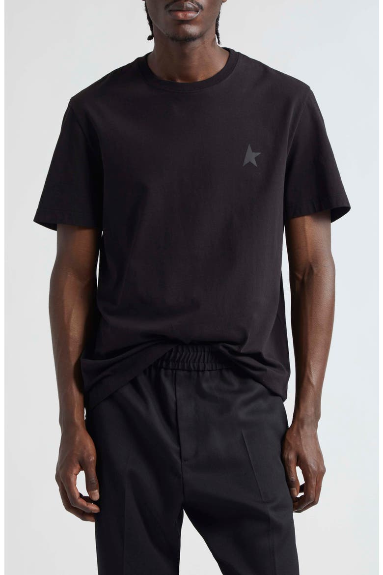 Black Star Collection Cotton Graphic T-Shirt, Alternate, color, BLACK