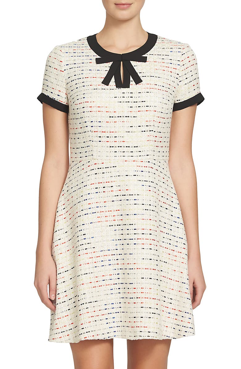 CeCe Chloe Tweed Dress, Main, color, 