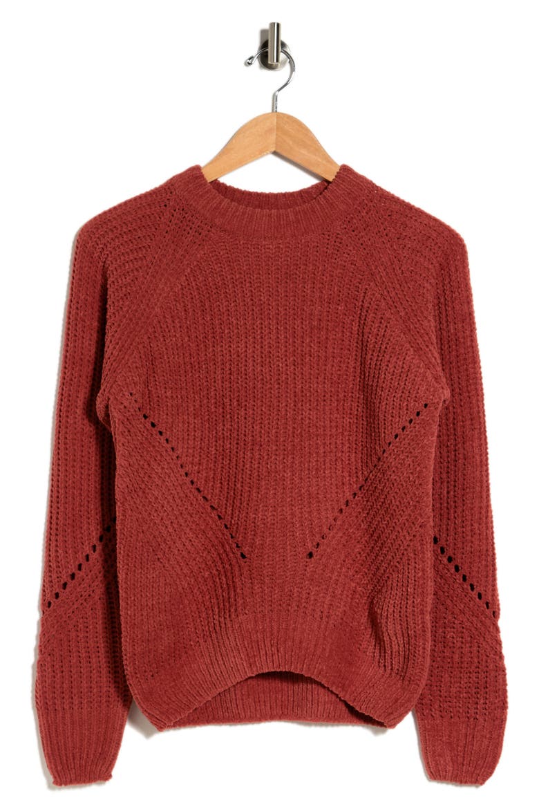 Sweet Presence Knit Sweater, Alternate, color, RUSTY ROSE