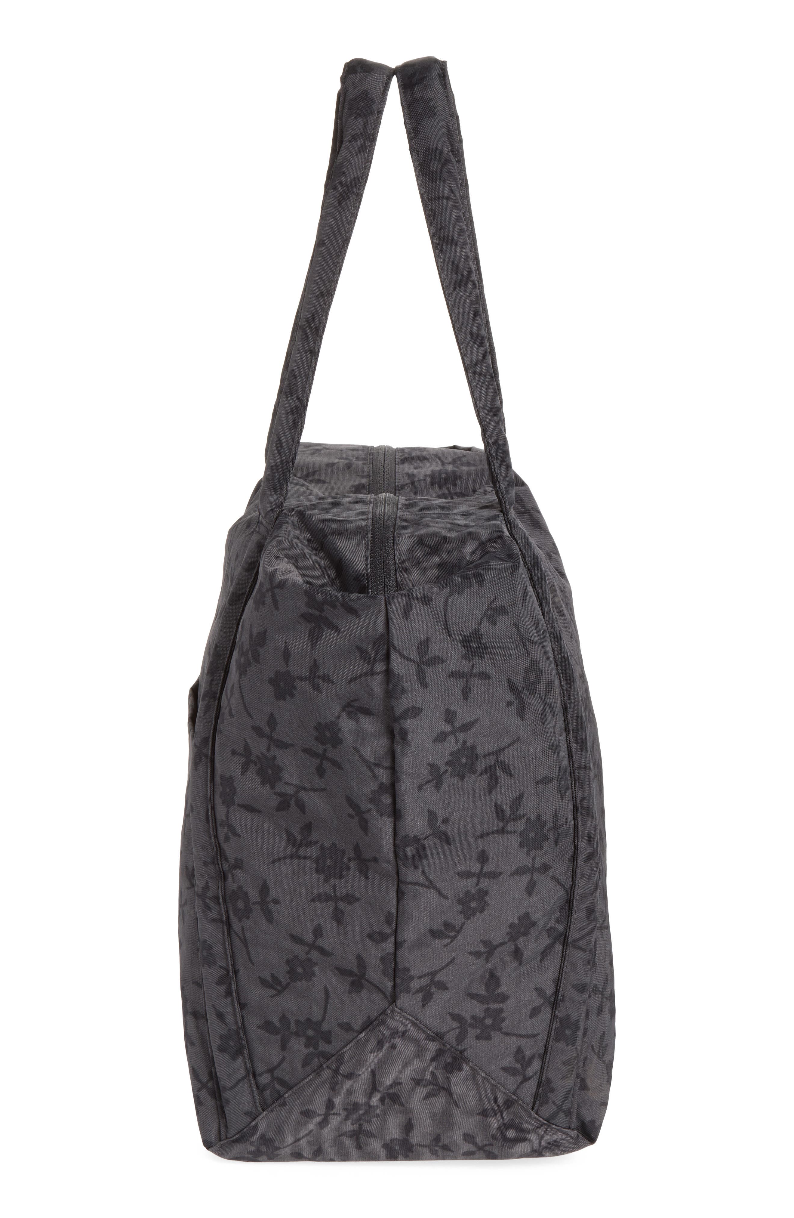 Cloud Tote Bag, Alternate, color, CHARCOAL DITSY FLORAL