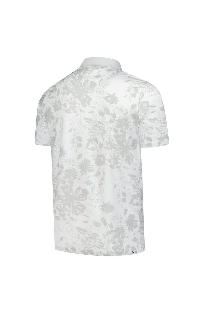 PUMA Men's Puma White FedEx St. Jude Championship MATTR Rose Polo, Alternate, color, White