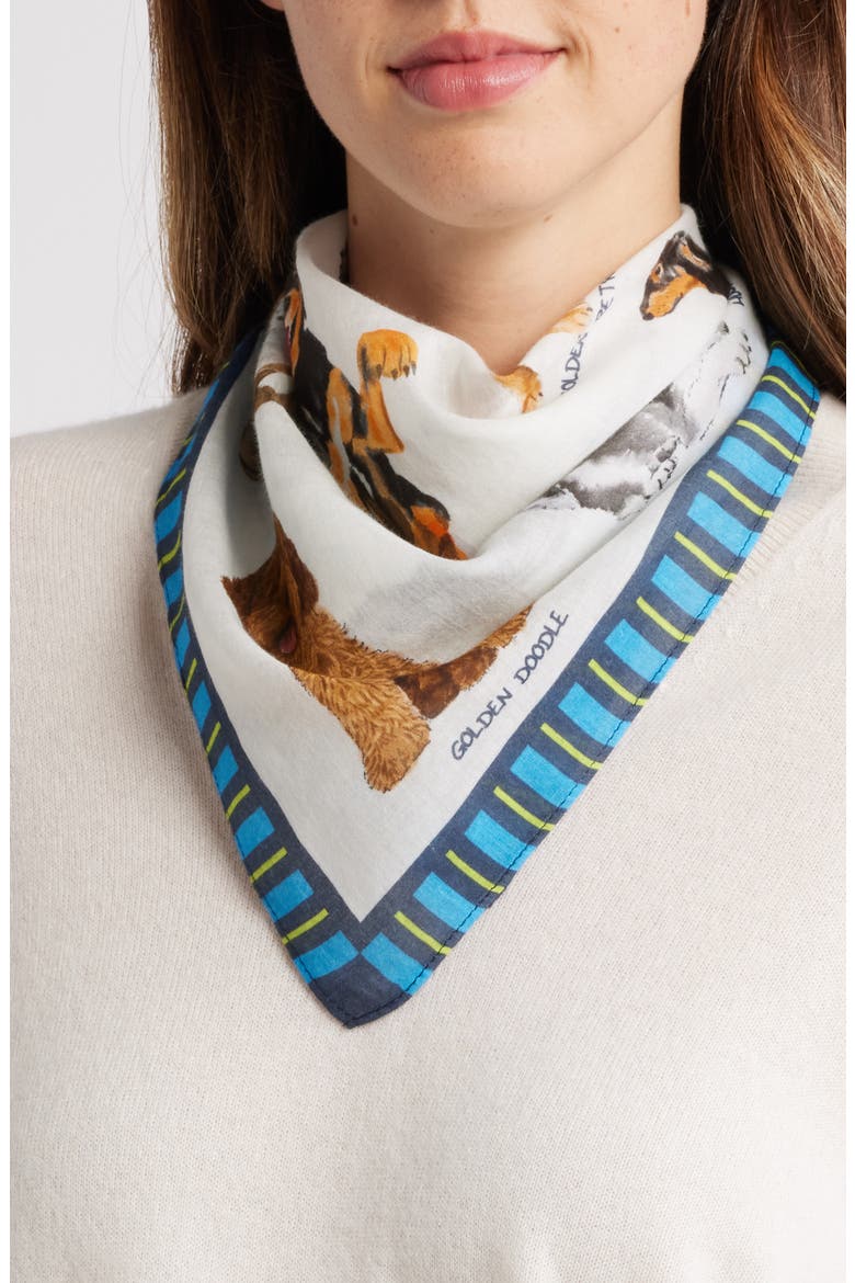 Dog Days Bandana, Main, color, NAVY
