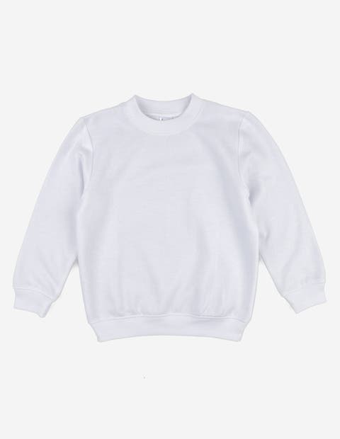 Kids Pullover Sweatshirt, Long Sleeve, Solid Colors