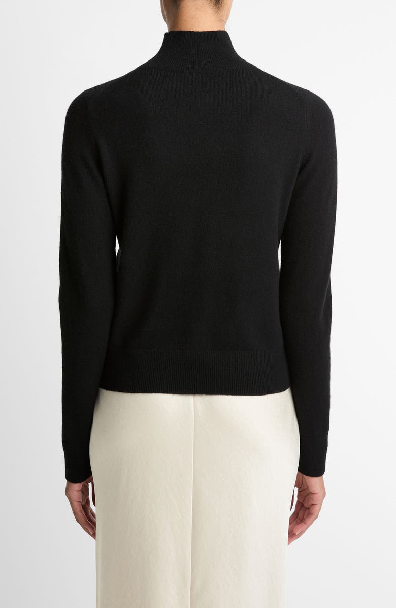 Vince Turtleneck Cashmere Sweater, Alternate, color, Black