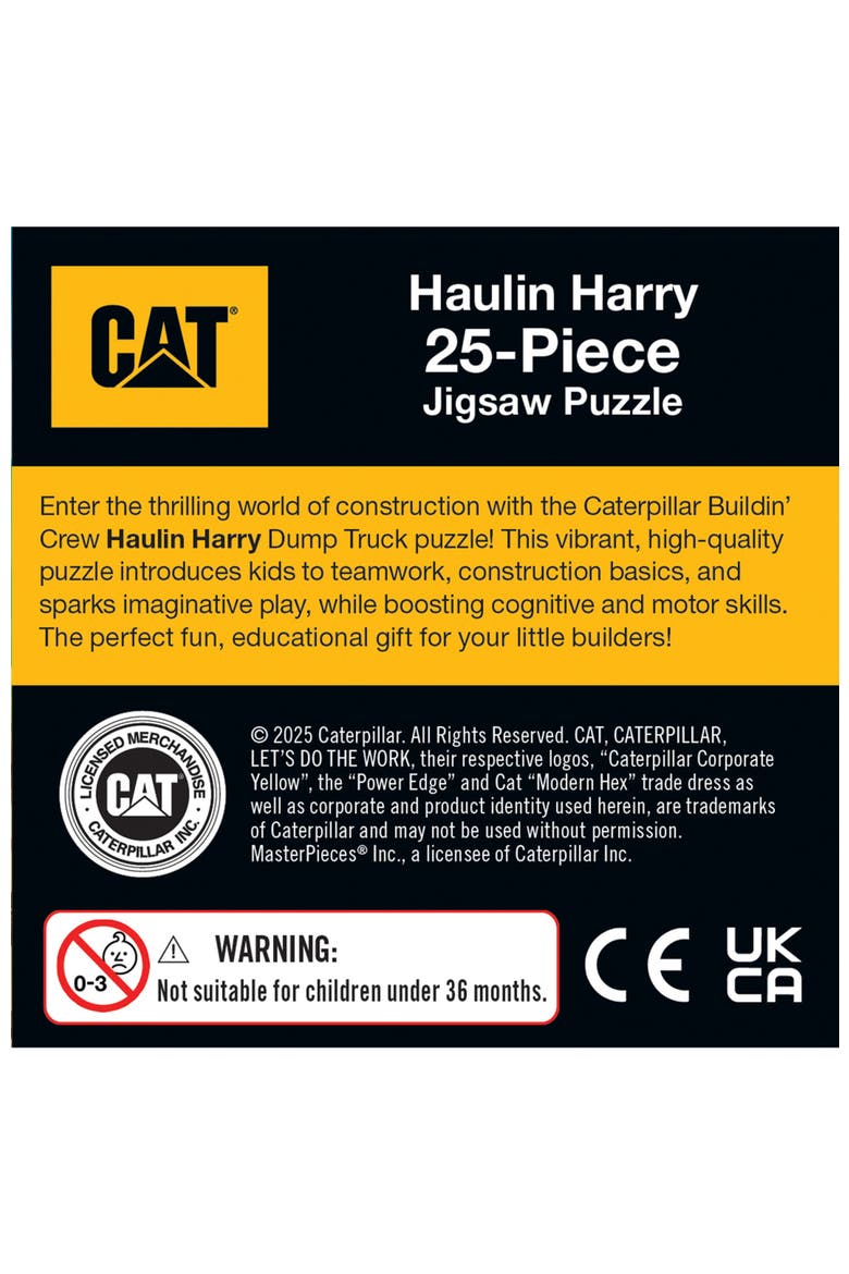 CAT Haulin Harry 25 Piece Puzzle, Alternate, color, Multicolor