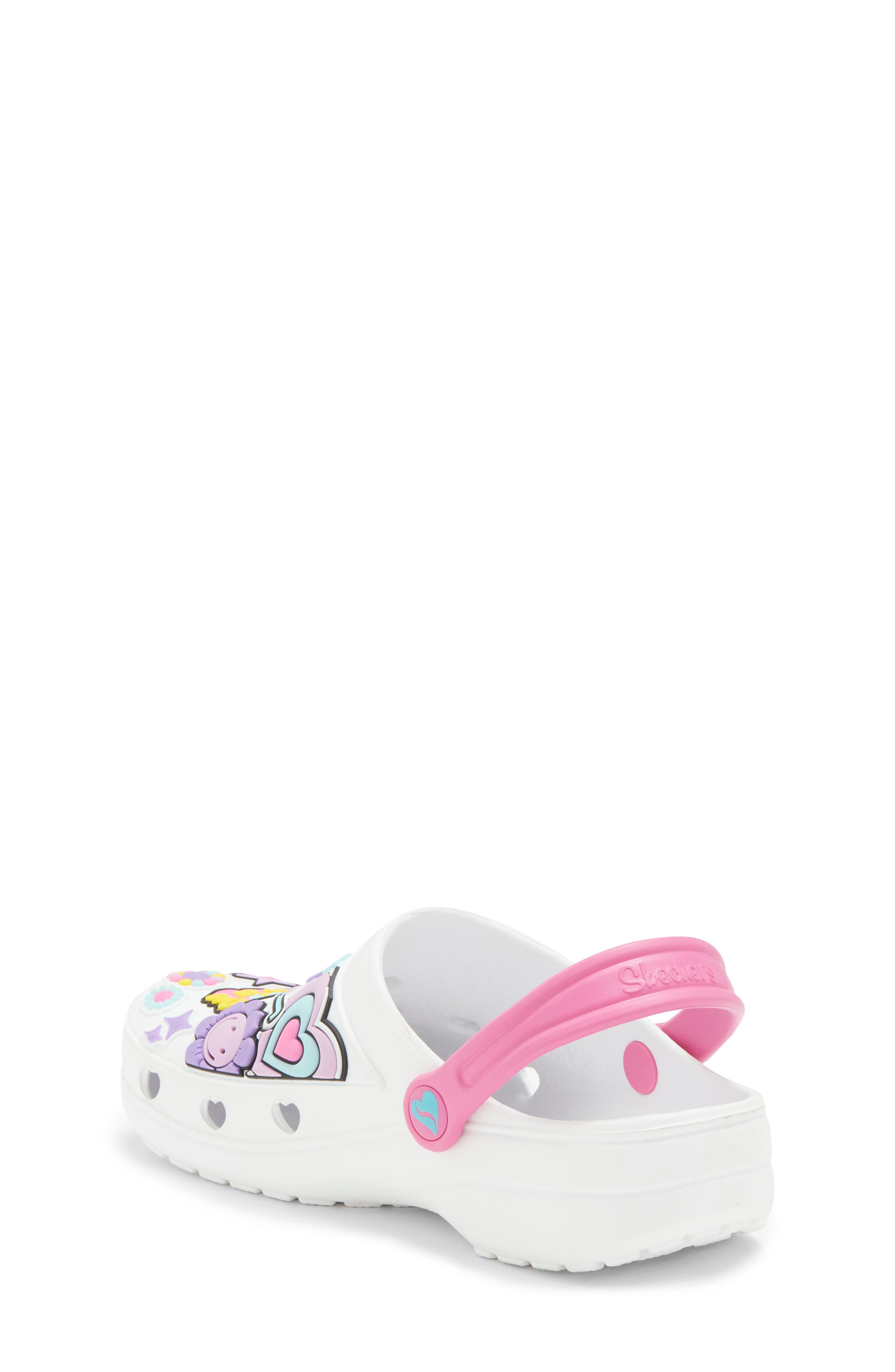 SKECHERS Kids' Foamies: Heart Charmer Vibin Friends Clog, Alternate, color, 