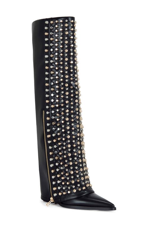 Azalea Wang Agustue Knee High Boot In Black