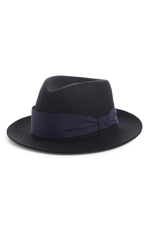 Drape Band Wool Trilby