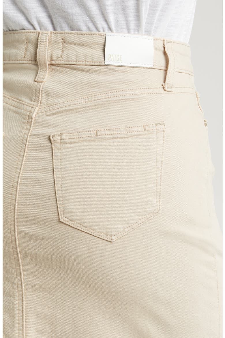 Angela Denim Midi Skirt, Alternate, color, SOFTBEIGE