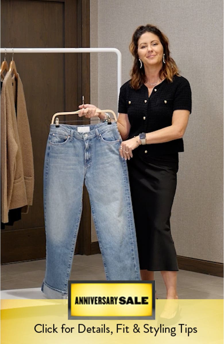 The Dodger Skimp High Waist Cuffed Hem Wide Leg Jeans